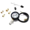 Wiltec Kompressionstester 0–20 bar für Benzinmotor Kompressionsprüfer mit Adapter M10 M12 M14 M18 8-teiliges Set im Koffer Kompressionsmessgerät
