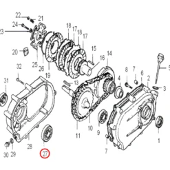 Wiltec Kugellager P6 6207 für LIFAN 6,5-13 PS Motor – Stahl – Ø35 mm ID, Ø72 mm AD – Benzinmotor Ersatzteil für Ölbadkupplung – Einzylinder für Kleinmaschinen & Karts, 4-Takt Motor & OHV