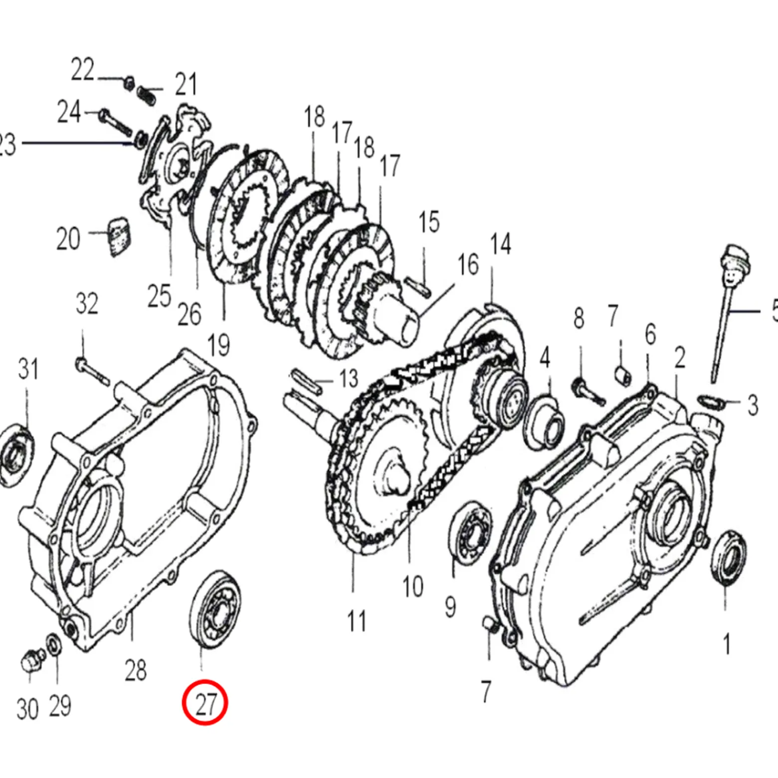 Wiltec Kugellager P6 6207 für LIFAN 6,5-13 PS Motor – Stahl – Ø35 mm ID, Ø72 mm AD – Benzinmotor Ersatzteil für Ölbadkupplung – Einzylinder für Kleinmaschinen & Karts, 4-Takt Motor & OHV
