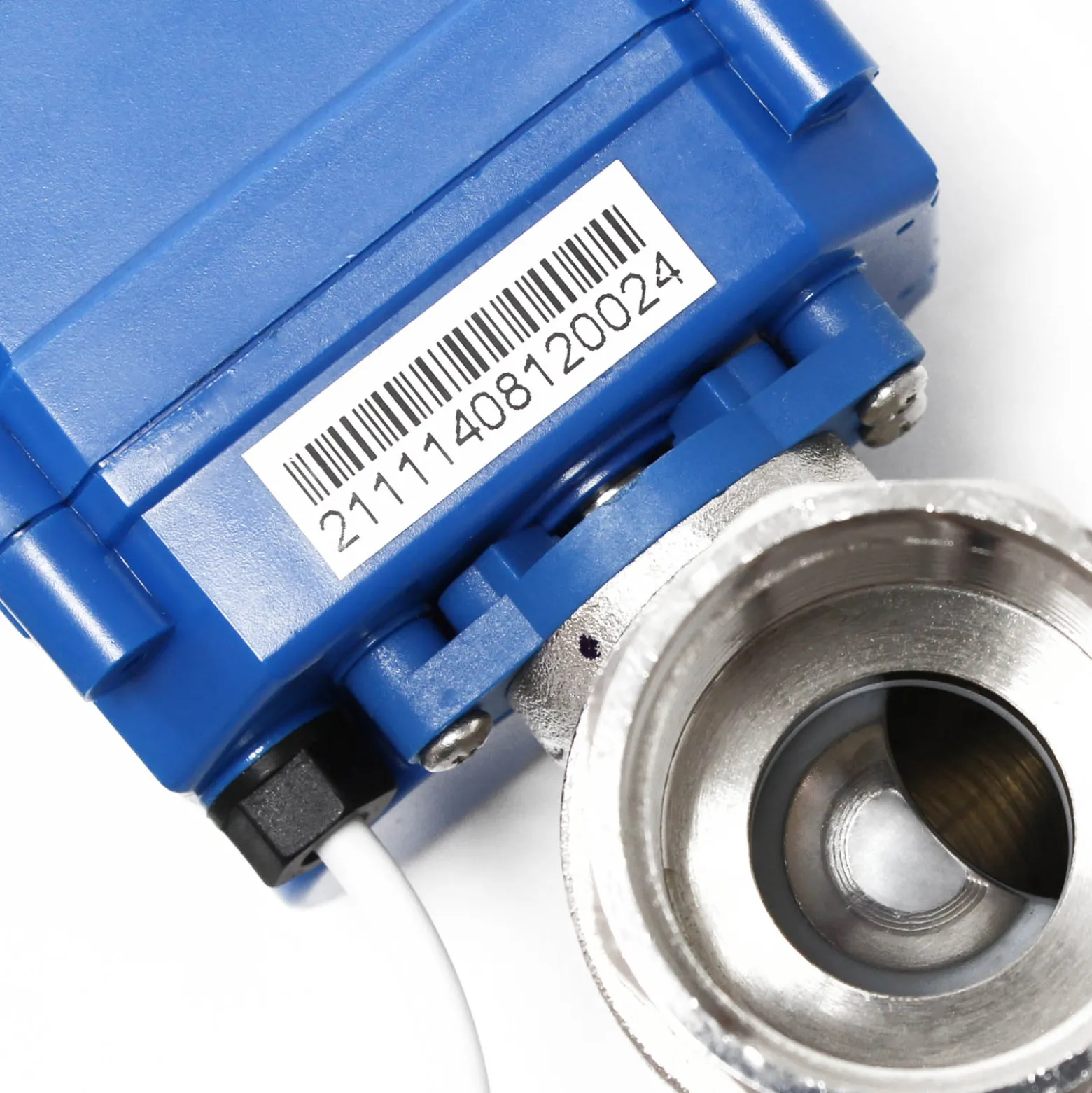 Wiltec Kugelventil für Abwasser Ø 25 mm (1"), Entleerungsventil für DC 12 V mit Notentriegelung, Rückschlagventil für Wohnmobil & Wohnwagen