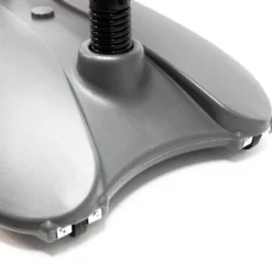 Wiltec Kundenstopper DIN A1 – 790 x 500 x 1145 mm – beidseitig – mit Wassertank, Federn und Alu-Rahmen – Plakatständer Werbeaufsteller Werbetafel – hellgrau