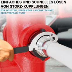 Wiltec Kupplungsschlüssel für Storz Kupplungen - Größen B 75 C 52 zum Lösen