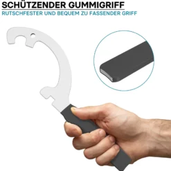 Wiltec Kupplungsschlüssel für Storz Kupplungen - Größen B 75 C 52 zum Lösen