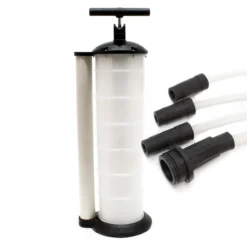 Wiltec Ölabsaugpumpe 7 Liter zum Motorölwechsel, Handpumpe zur Ölabsaugung und für andere Flüssigkeiten inklusive 3 Schläuche, manuelle Pumpe