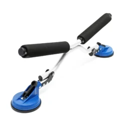 Wiltec Ladehilfe bis 100 kg, Boat Roller für Kajak und Kanu, Sliphilfe mit Saugnäpfen, Aufladehilfe für PKW