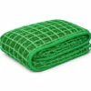 Wiltec Ladungssicherungsnetz 3x3 m Grün Masche 4,5x4,5 cm Stärke 3 mm Polypropylen Transportnetz für Anhänger mit Randkördel Witterungsbeständig Ladung Sicherheit