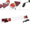 Wiltec LED Anhänger Lichtleiste 7-polig 12V 137 cm, Anhängerbeleuchtung für PKW und Fahrradträger, Adapter für Anhänger