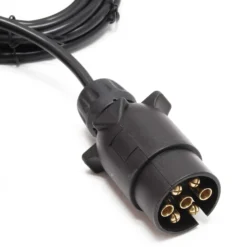 Wiltec LED Rückleuchte mit Magneten 7-polig 12V, Adapter für PKW Anhänger, Anhängersteckdose mit E11-Zertifizierung, Anhängerbeleuchtung