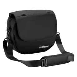 Wiltec Lenkertasche Fahrrad 5 l, kompakte Fahrradtasche für Lenker 26,5 x 9 x 21,5 cm, Lenkradtasche mit Schultergurt, ideal für E-Bike, Rennrad, Gravelbike