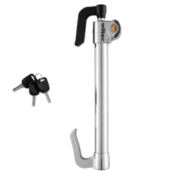 Wiltec Lenkradkralle Kupplungsschloss 360 x 110 x 48 mm als Lenkradsperre und Wegfahrsperre fürs Auto