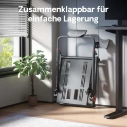 Wiltec Lenkradständer klappbar 68 x 82 x 83 cm, Lenkrad Halterung für Sim Racing, Lenkrad Ständer mit Befestigungspunkte für Lenkrad, Schalthebel und Pedale