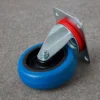 Wiltec Lenkrolle 100mm bis 150kg mit Kunststoffrad und Anbauplatte Transportrolle leiser Lauf, ungebremst Möbelrolle Laufrolle Möbel-Lenkrolle