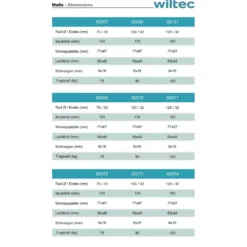 Wiltec Lenkrolle 100mm mit Kunststoffrad, Bremse und Anbauplatte Transportrolle bis 80kg leiser Lauf Möbelrolle Laufrolle Möbel-Lenkrolle