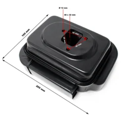 Wiltec Luftfilter komplett für LIFAN 10 PS Motor – Dieselmotor Ersatzteil Luft Filter – Einzylinder für Kleinmaschinen & Karts, 4-Takt Motor & OHV Ventilsteuerung