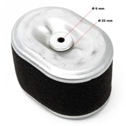 Wiltec Luftfilterpatrone für LIFAN 6,5 PS Motor – Benzinmotor Ersatzteil Luftfilter Patrone – Einzylinder für Kleinmaschinen & Karts, 4-Takt Motor & OHV Ventilsteuerung