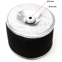 Wiltec Luftfilter und Luftfiltereinsatz für LIFAN 9 PS Motor – Benzinmotor Ersatzteil Luftfilter und Einsatz – Einzylinder für Kleinmaschinen & Karts, 4-Takt Motor & OHV Ventilsteuerung