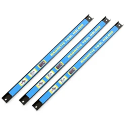 Wiltec Magnetleiste 3er Set 46cm Werkzeughalter aus Karbonstahl Schiene als Wandhalterung für Werkstatt zur Wandmontage Werkzeugmagnetleiste Werkzeugwand
