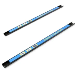 Wiltec Magnetleiste 2er Set 61cm Werkzeughalter aus Stahl Schiene als Wandhalterung für Werkstatt zur Wandmontage Werkzeugmagnetleiste Werkzeugwand