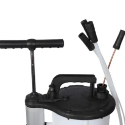 Wiltec Manueller Fluidextraktor mit 9 Liter Tank, Vakuumabsaugpumpe für Öl, Schmierstoffe, Wasser und andere Flüssigkeiten mit 3 Schläuchen, PPC Handpumpe