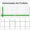 Wiltec Maschendrahtzaun 100 cm x 5 m, 1,2 mm stark 25x25 mm Maschengröße, Volierendraht 4-Eck aus Stahl verzinkt, Drahtgitter, Vogeldraht