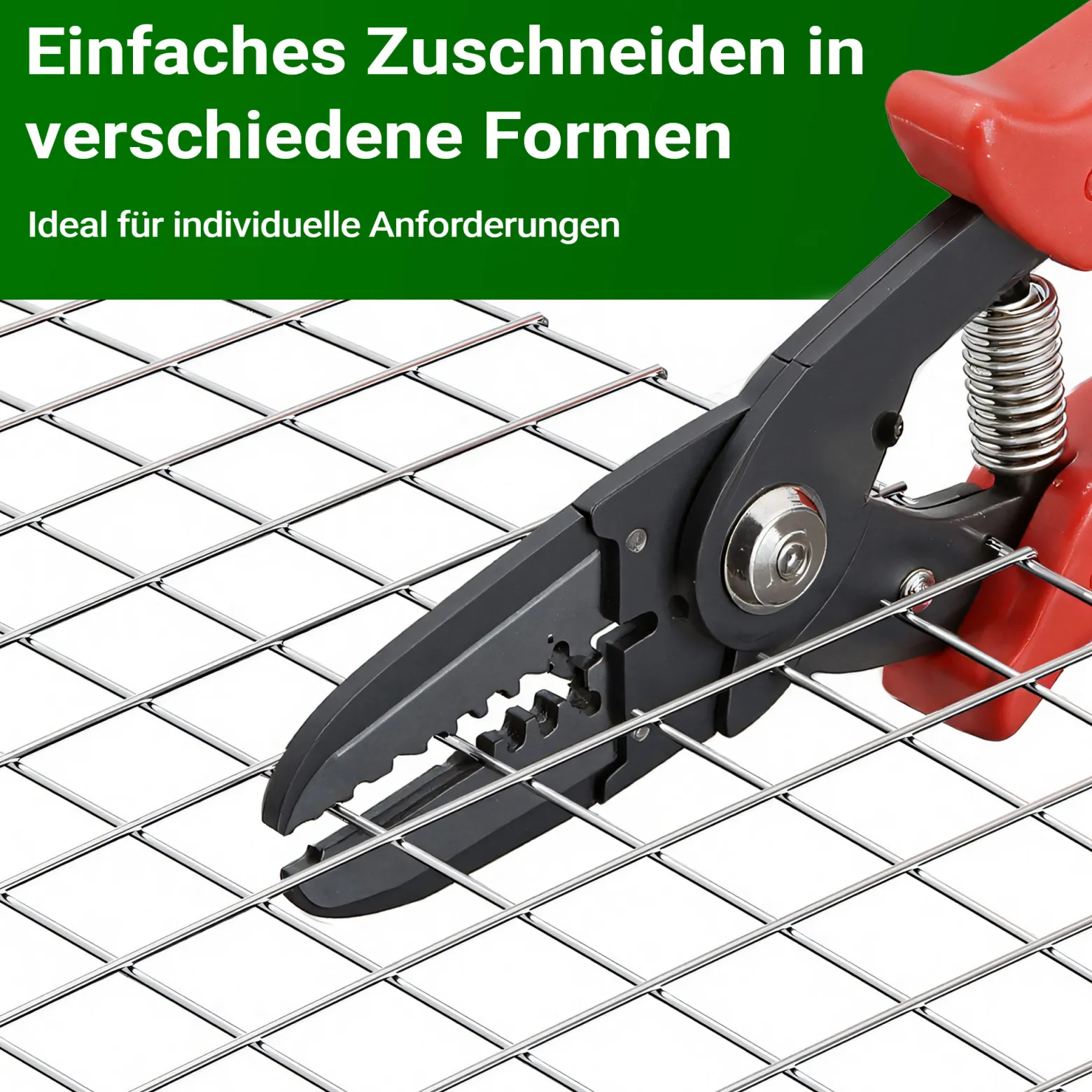 Wiltec Maschendrahtzaun 50 cm x 10 m, 0,7 mm Drahtstärke 12 x 12 mm Maschengröße, Volierendraht aus Stahl verzinkt, Drahtgitter, Vogeldraht