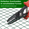 Wiltec Maschendrahtzaun Grün 1x25 m 50 cm Höhe 1,42 mm Stärke 25x25 mm Maschengröße, Volierendraht 4-Eck aus Stahl verzinkt, Drahtgitter, Vogeldraht