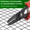 Wiltec Maschendrahtzaun Schwarz 1x25 m 100 cm Höhe 1,42 mm Stärke 25x25 mm Maschengröße, Volierendraht 4-Eck aus Stahl verzinkt, Drahtgitter, Vogeldraht