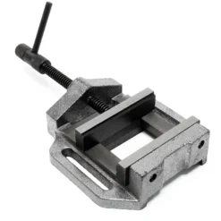 Wiltec Maschinenschraubstock 150 mm Backenbreite, Schraubstock für Werkstatt, Bohrmaschinenschraubstock als Spannwerkzeug