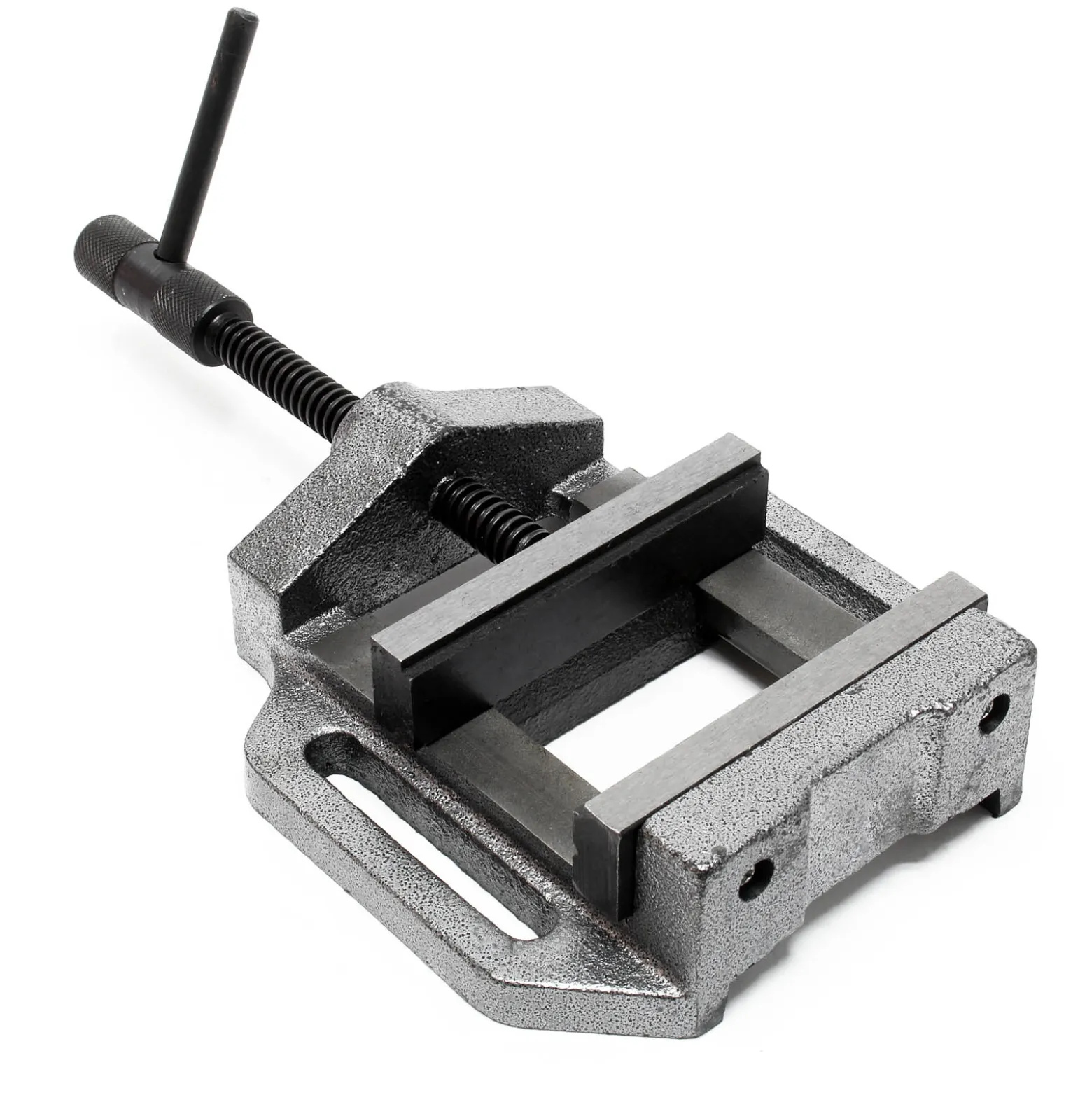 Wiltec Maschinenschraubstock 150 mm Backenbreite, Schraubstock für Werkstatt, Bohrmaschinenschraubstock als Spannwerkzeug