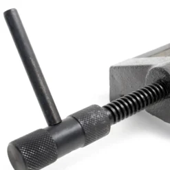 Wiltec Maschinenschraubstock 150 mm Backenbreite, Schraubstock für Werkstatt, Bohrmaschinenschraubstock als Spannwerkzeug