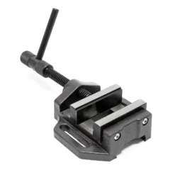 Wiltec Maschinenschraubstock 75 mm Backenbreite, Schraubstock für Werkstatt, Bohrmaschinenschraubstock als Spannwerkzeug