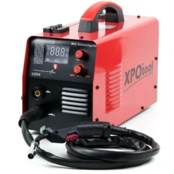 Wiltec MIG Schweißgerät IGBT Inverter für MIG/MMA Schweißen für Fülldraht und Elektroden geeignet, Elektroden Schweißgerät