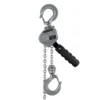 Wiltec Mini Hebelzug bis 250 kg, robuster Handkettenzug 1,5 m Hubhöhe, Kettenzug aus Aluminium, manueller Hebelzug, hochbelastbares Hebemittel