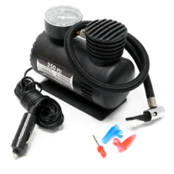 Wiltec Mini Kompressor 12V / 17 bar (250 PSI), tragbarer Luftkompressor, elektrische Luftpumpe