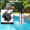 Wiltec Mini Pumpe 12-15 l/min 8500 U/min 12 V, 16 mm Auslass, Tauchpumpe für Wasser und Dieselöl, zum Ablassen von Flüssigkeit, Entwässerung, Umpumpen