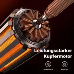 Wiltec Mini Pumpe 12-15 l/min 8500 U/min 12 V, 16 mm Auslass, Tauchpumpe für Wasser und Dieselöl, zum Ablassen von Flüssigkeit, Entwässerung, Umpumpen