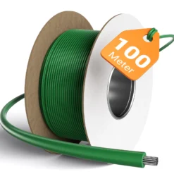 Wiltec 100 m Mähroboter Begrenzungskabel Ø 2,7 mm TCCA, kupferbeschichteter Aluminiumdraht, Leitkabel für Rasenroboter, Universal Begrenzungsdraht kompatibel mit diversen Rasenmähern