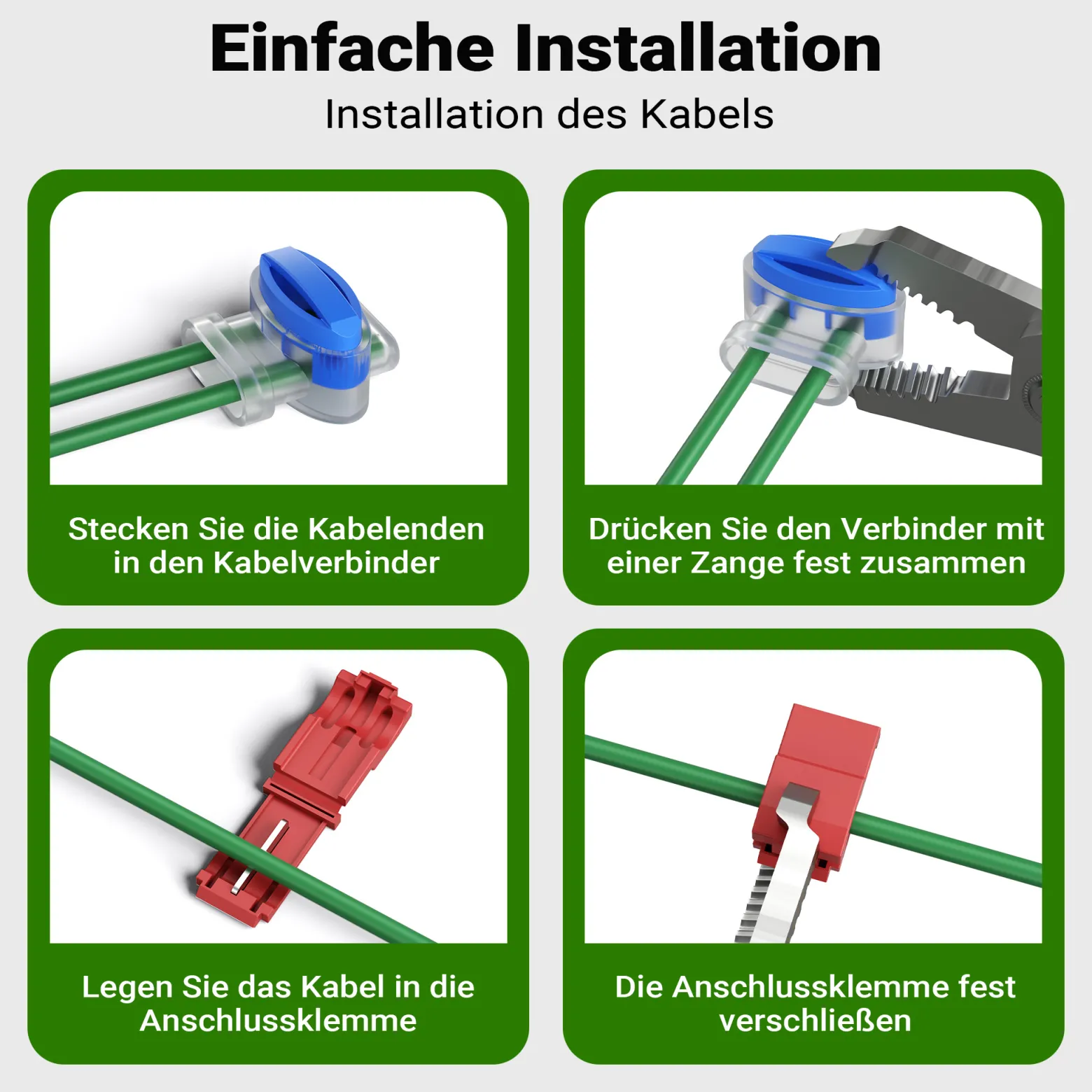 Wiltec 100 m Mähroboter Begrenzungskabel Ø 2,45 mm, verzinnter Kupferdraht, Leitkabel für Rasenroboter, Universal Begrenzungsdraht kompatibel mit diversen Rasenmähern