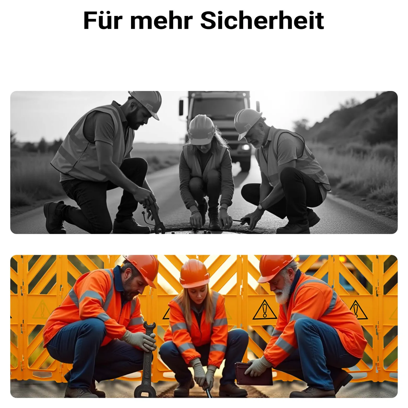 Wiltec mobile Absperrung aus Kunststoff faltbar 60 x 32 x 101 cm, Mobilzaun ausziehbar bis 3,9 m mit Rollen, Absperrzaun aus robustem Material