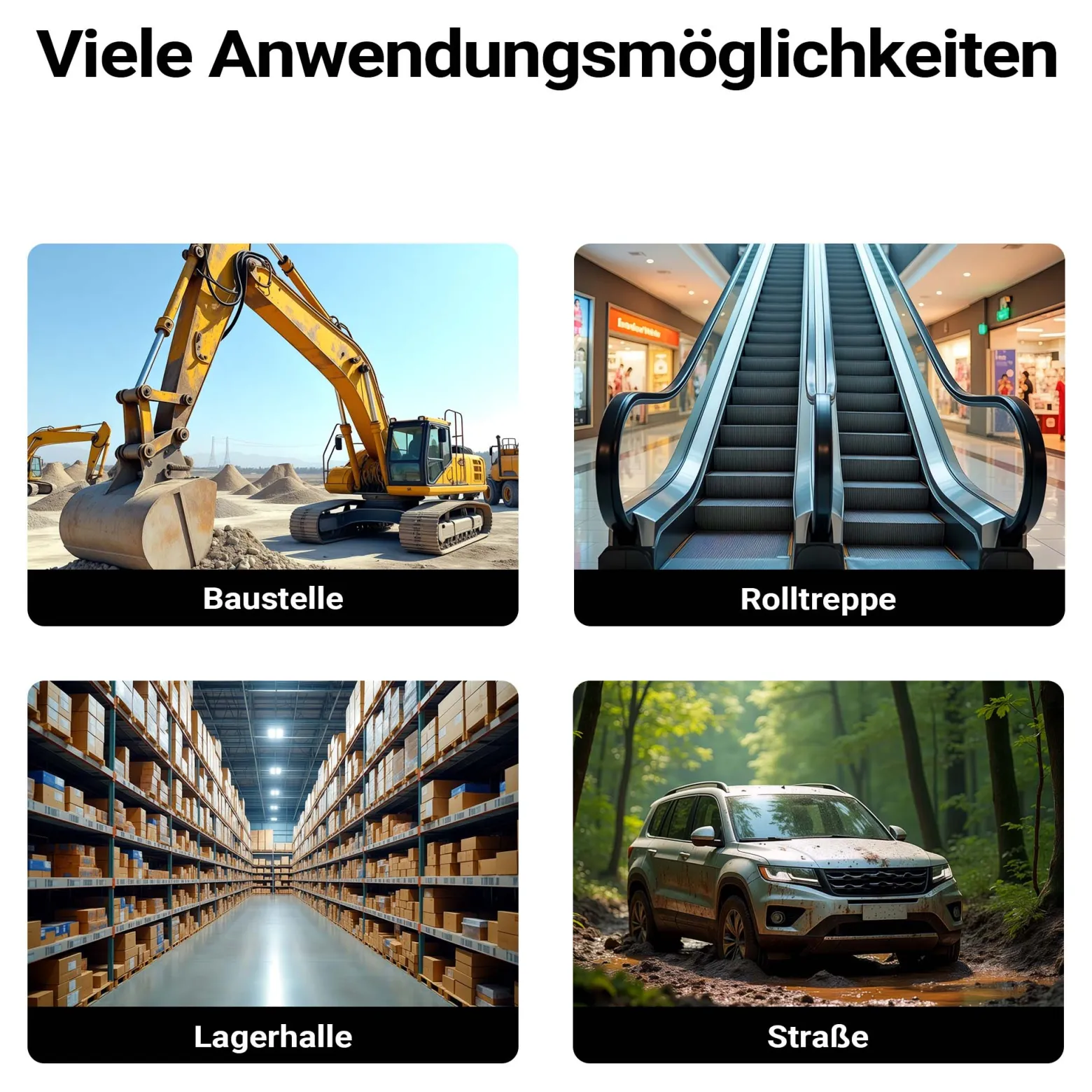 Wiltec mobile Absperrung aus Kunststoff faltbar 60 x 32 x 101 cm, Mobilzaun ausziehbar bis 3,9 m mit Rollen, Absperrzaun aus robustem Material