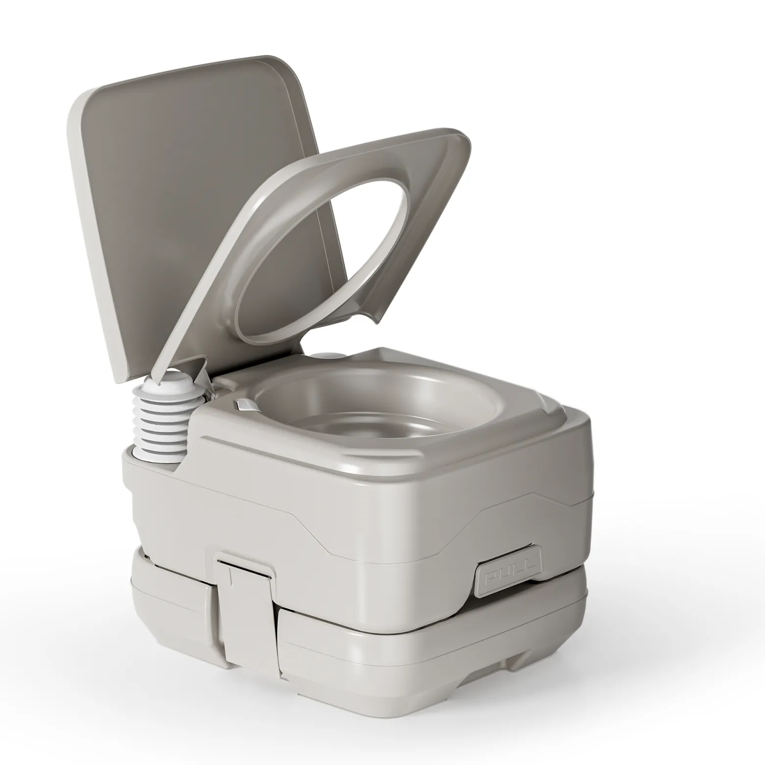 Wiltec mobile Campingtoilette 10 l, kompakte Camping Toilette, Camping WC mit manueller Pumpe, leicht zu reinigendes Campingklo für Wohnmobil