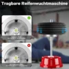 Wiltec Mobile Reifenwuchtmaschine 29 x 29 x 57,5 cm, Auswuchtmaschine rostbeständig, Reifenwuchtgerät für Radnaben 1 1/2" Auto und Motorrad Reifen