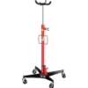 Wiltec Mobiler Getriebeheber hydraulisch 500 kg 110-195 cm Hubhöhe, mit 4 Stahlrollen, Aufnahmekralle, Pedal, hydraulischer Motorheber für Kfz und Lkw