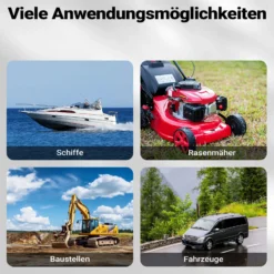 Wiltec mobile Tankanlage 120 l mit 12 V Pumpe, Kraftstoffbehälter für Dieselkraftstoff, tragbare Dieseltankanlage für flexibles Tanken