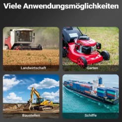 Wiltec mobile Tankanlage 180 l mit 12 V Pumpe, Kraftstoffbehälter für Dieselkraftstoff, tragbare Dieseltankanlage für flexibles Tanken