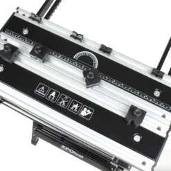Wiltec Mobile Werkbank bis 100 kg Werktisch klappbar, Arbeitstisch höhenverstellbar 77 - 107 cm, Werkstatttisch mit einstellbarer Neigung