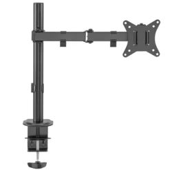Wiltec Monitorhalterung bis 32 Zoll Bildschirmhalterung bis 9 kg Tischklemme für Monitor VESA 75/100