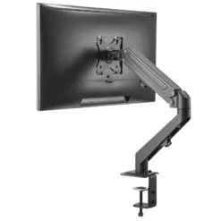 Wiltec Monitorhalterung mit Gasdruckfeder für Monitor 17-27 Zoll Tischhalterung VESA 75x75/100x100