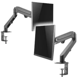 Wiltec Monitorhalterung mit Gasdruckfeder für Monitor 17-27 Zoll Tischhalterung VESA 75x75/100x100