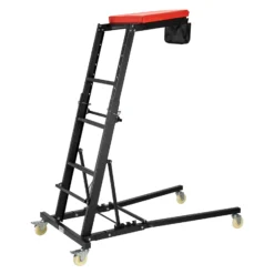 Wiltec Montagerollbrett Automotive Topside Creeper 180 kg höhenverstellbare Montagehilfe mit Leiter